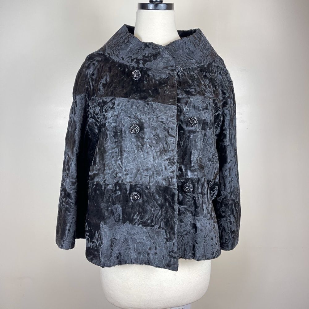 De’Cor By Morgenstien Hammer Vintage Natural Mink Cape Coat